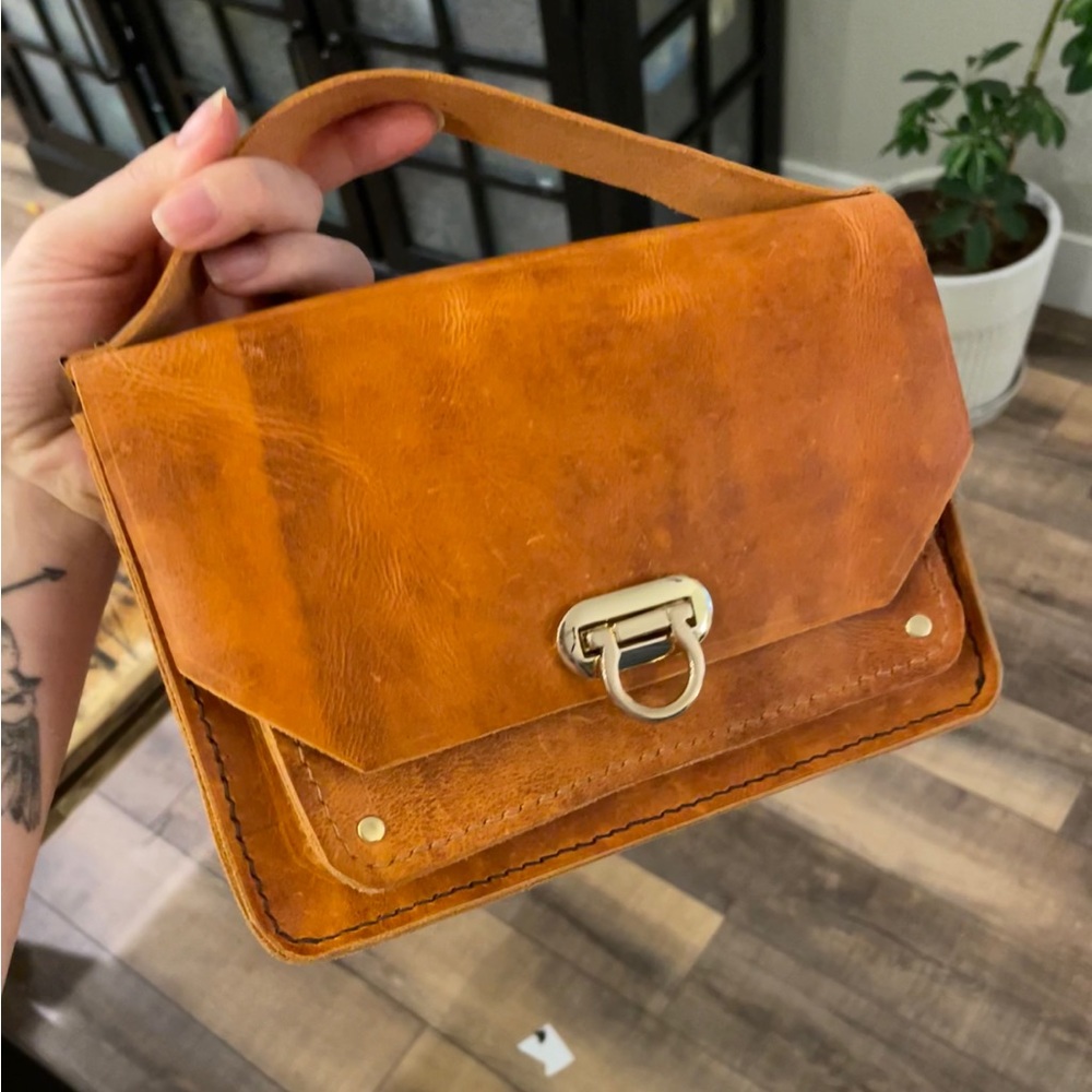 Handmade Top Grain Leather Purse